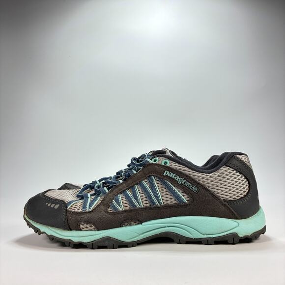 Patagonia Fore Runner Evo Dark Gray Brown Trail Running Shoes Women’s Size 7 - Picture 4 of 11